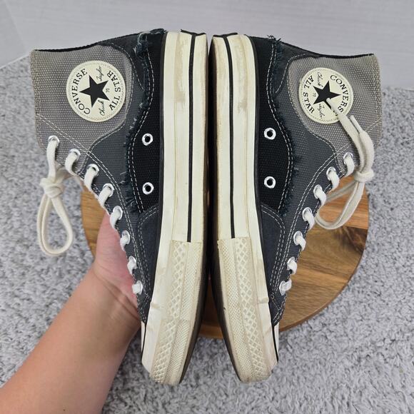 Converse Womens 9.5 Chuck 70 High Crafted Patchwork Mason Casual Y2K Sneaker - Picture 8 of 13